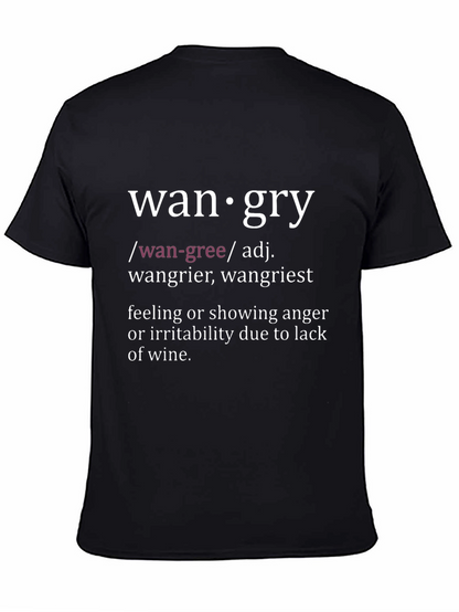 Wangry Definition T-Shirt - Funny Wine Lover Tee