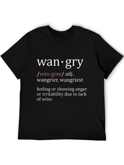 Wangry Definition T-Shirt - Funny Wine Lover Tee