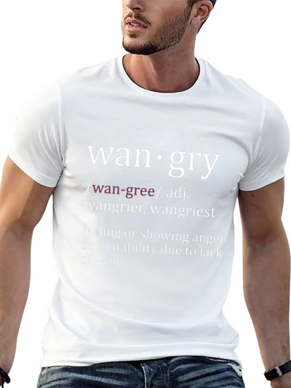 Wangry Definition T-Shirt - Funny Wine Lover Tee