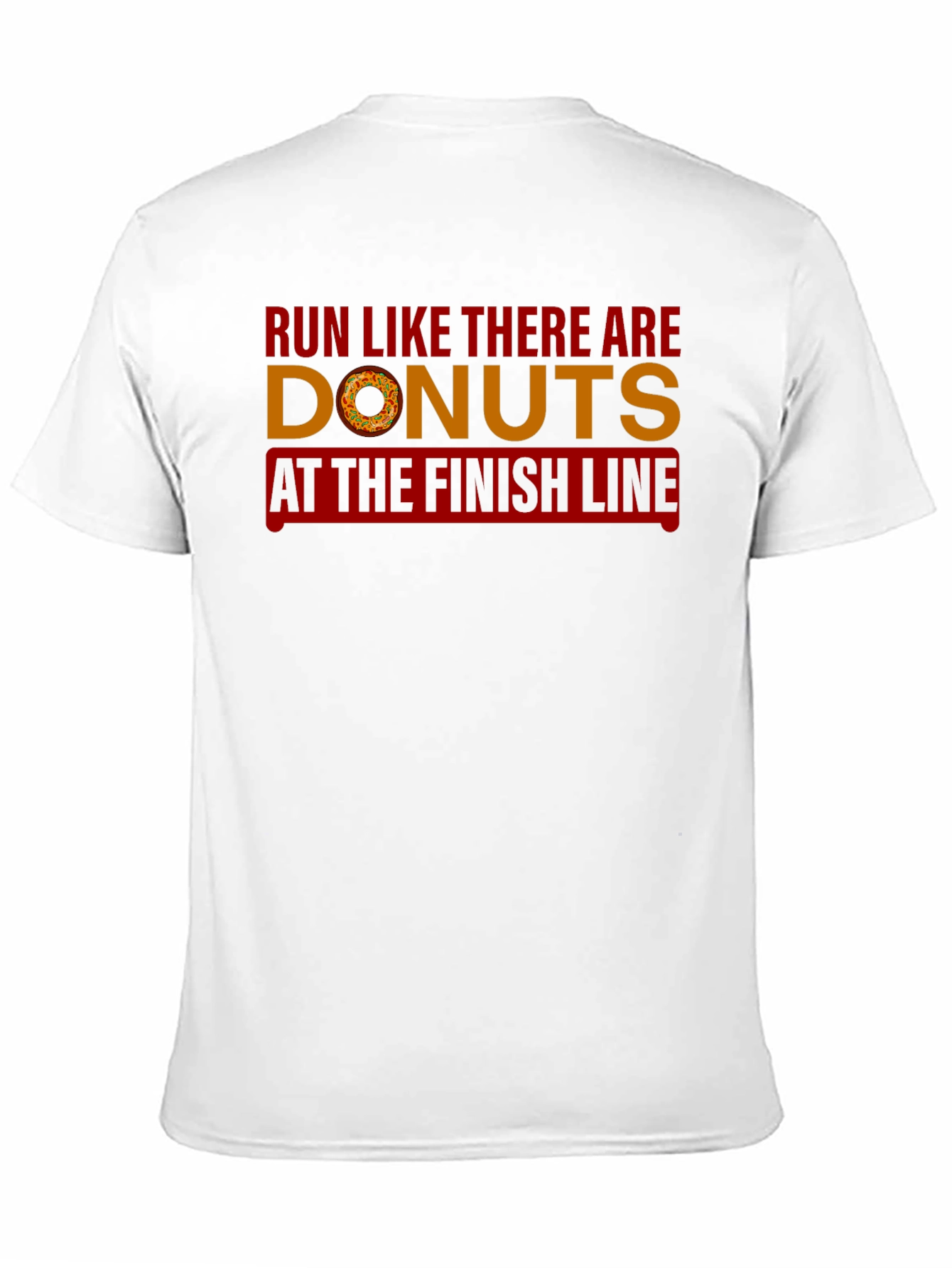 Run for Donuts Funny Graphic Tee