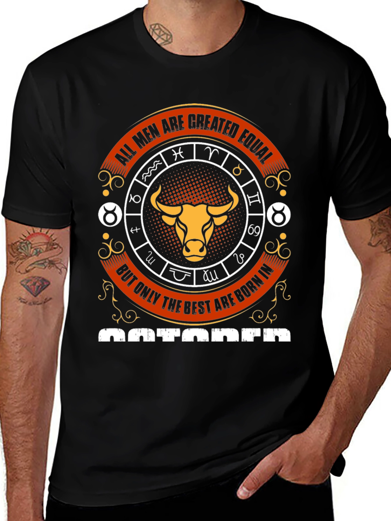 Taurus Zodiac Mens T-Shirt