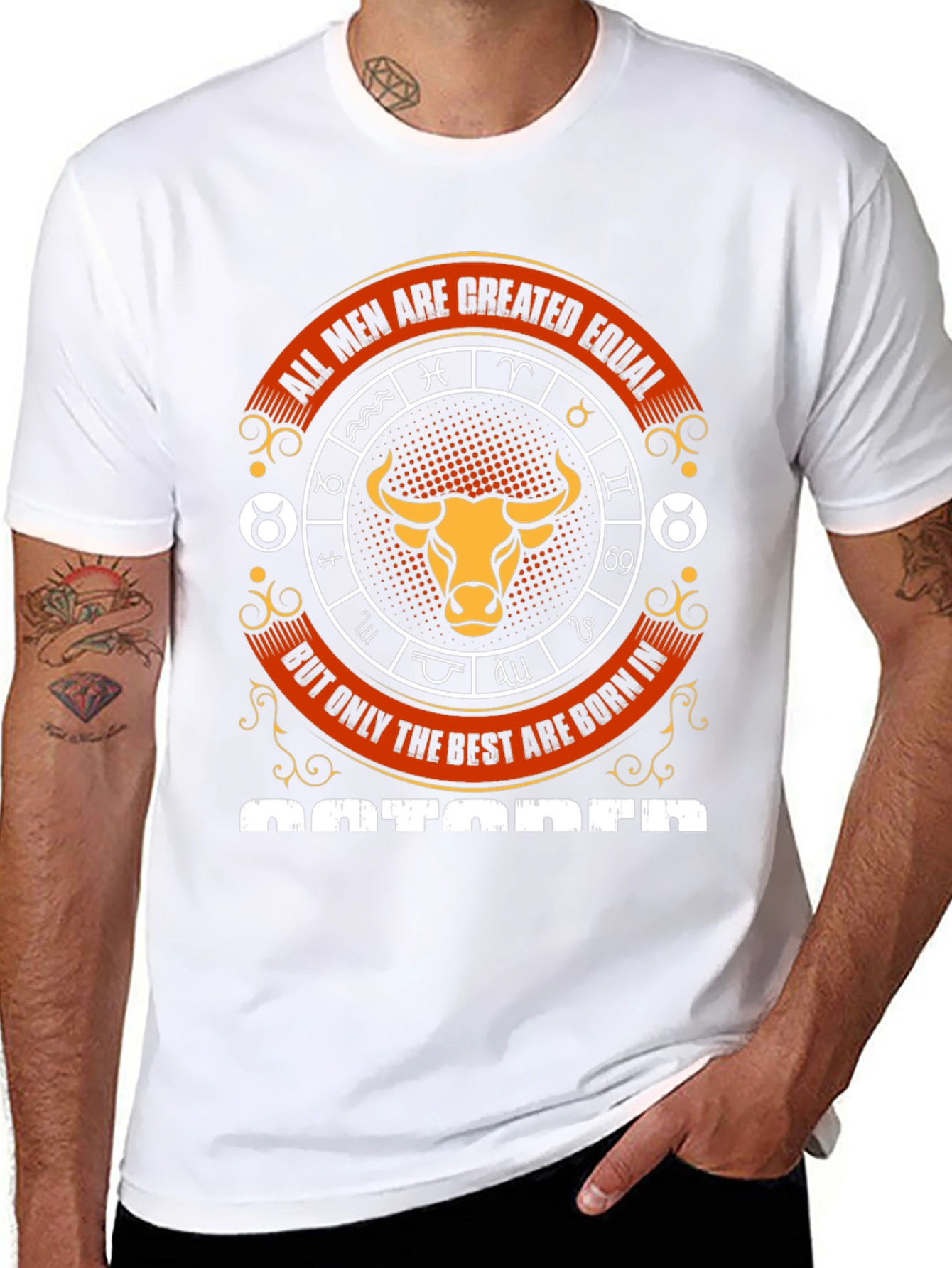 Taurus Zodiac Mens T-Shirt