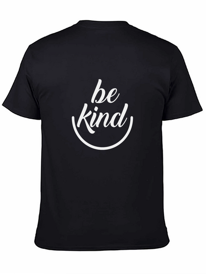 Be Kind Graphic Tee - Black Cotton T-Shirt