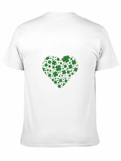 St. Patricks Day Clover Heart T-Shirt