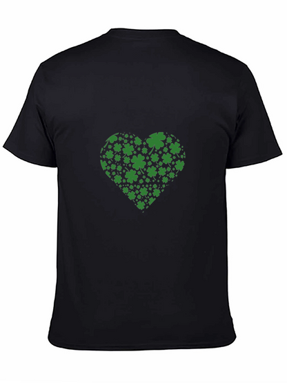 St. Patricks Day Clover Heart T-Shirt