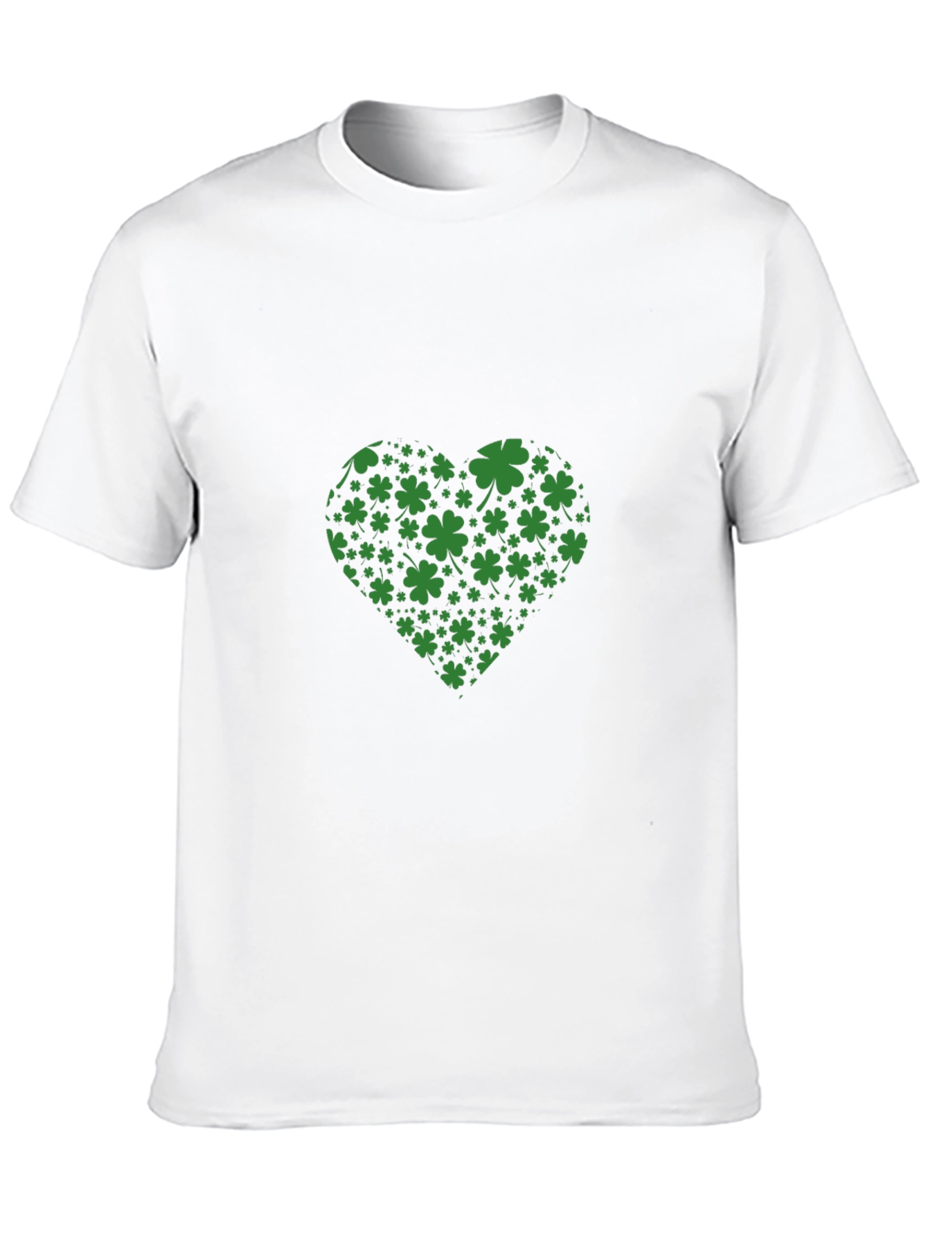 St. Patricks Day Clover Heart T-Shirt