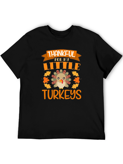 Thankful for My Little Turkeys Thanksgiving T-Shirt