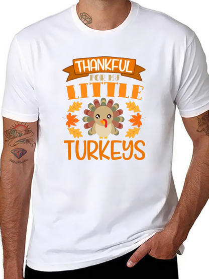 Thankful for My Little Turkeys Thanksgiving T-Shirt