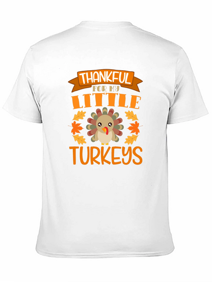 Thankful for My Little Turkeys Thanksgiving T-Shirt