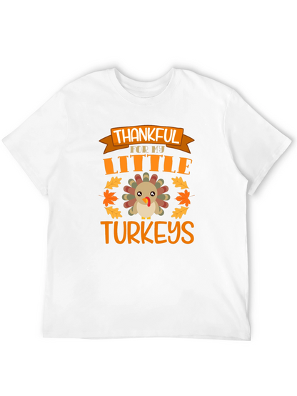 Thankful for My Little Turkeys Thanksgiving T-Shirt