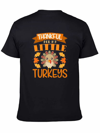 Thankful for My Little Turkeys Thanksgiving T-Shirt