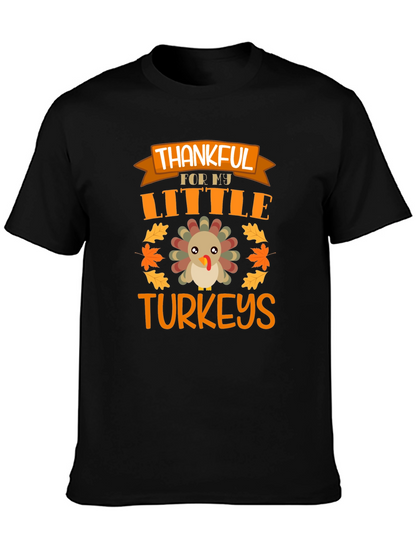 Thankful for My Little Turkeys Thanksgiving T-Shirt
