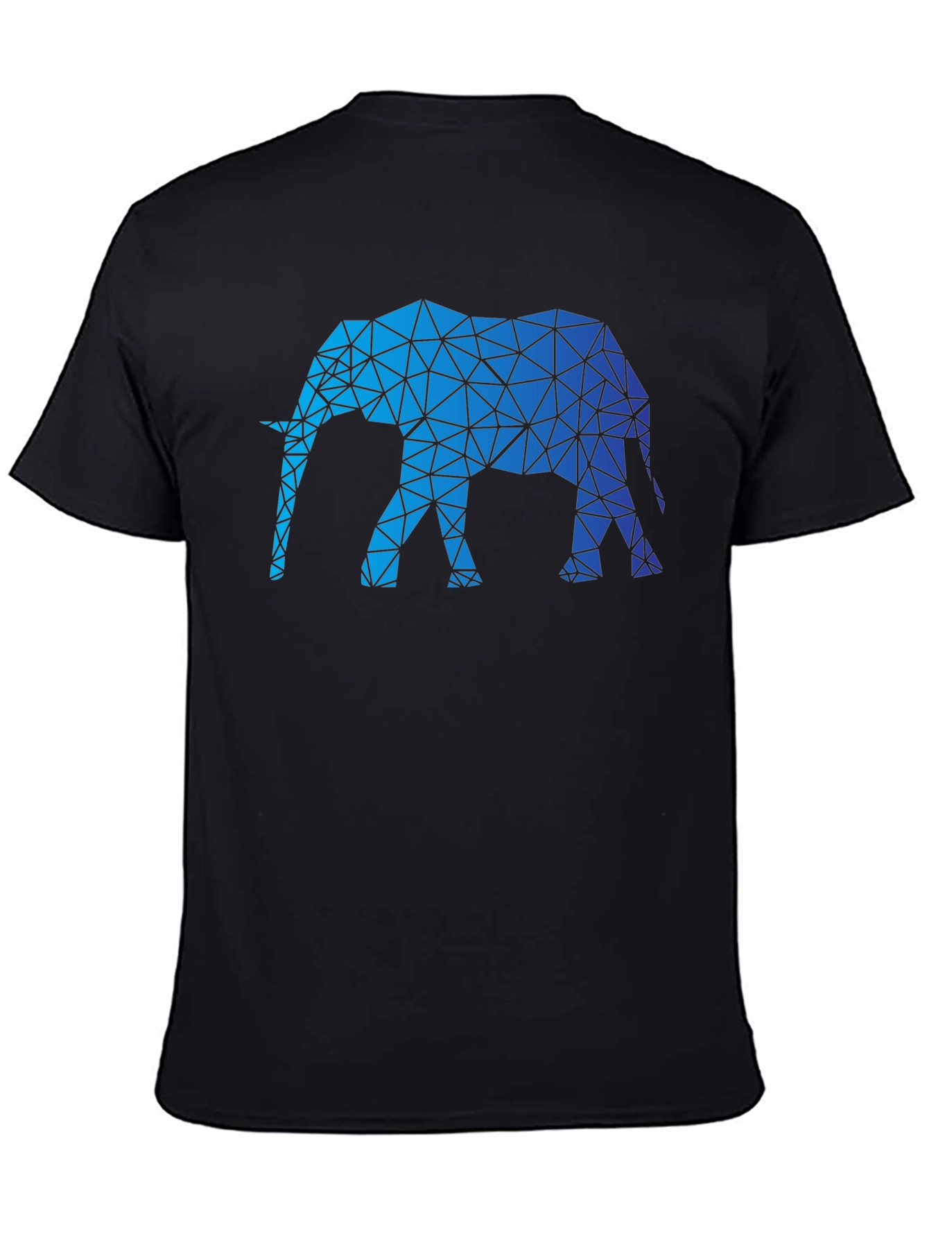 Geometric Elephant Graphic Tee - Modern Animal Print