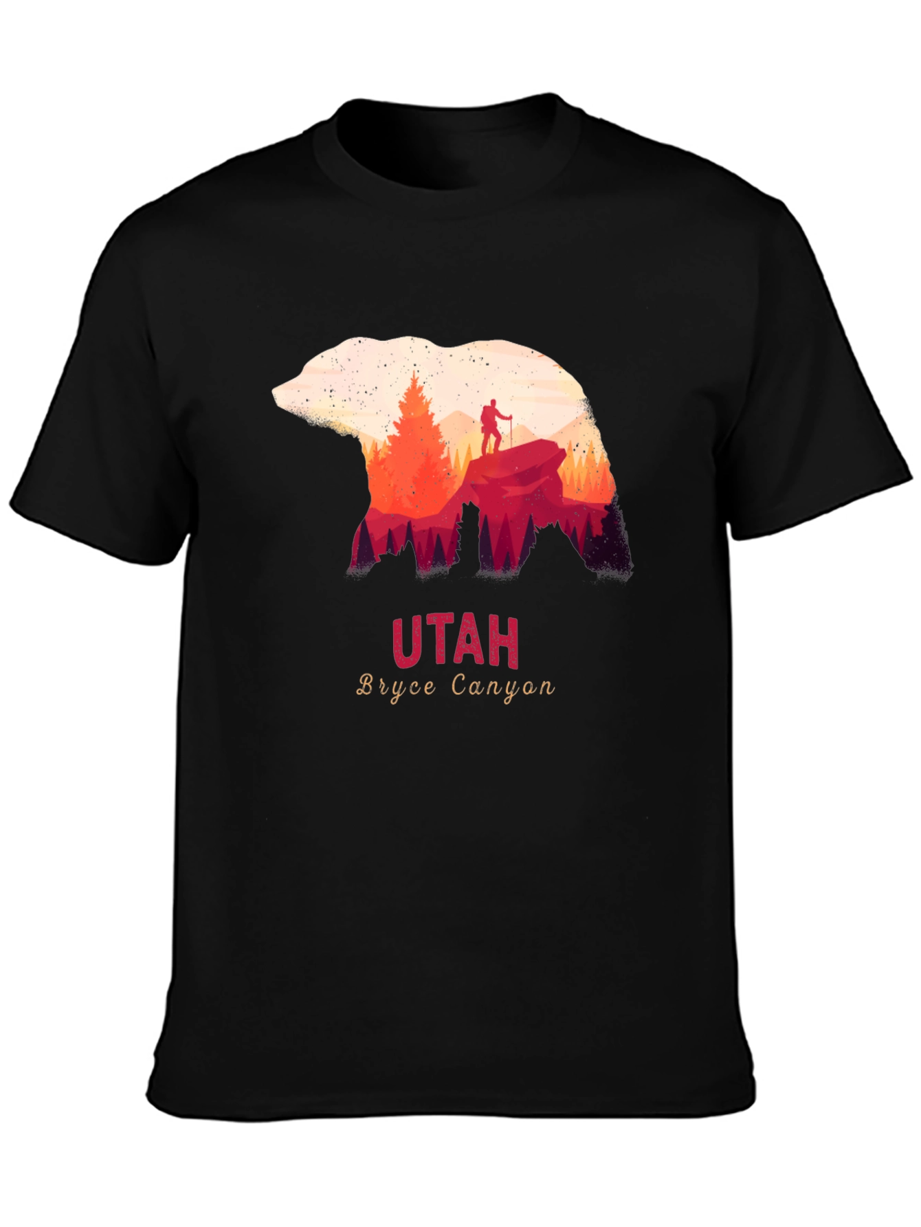 Utah Bryce Canyon Bear Silhouette T-Shirt