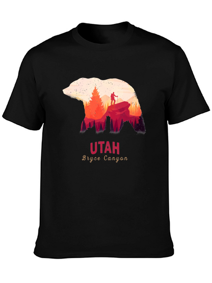 Utah Bryce Canyon Bear Silhouette T-Shirt