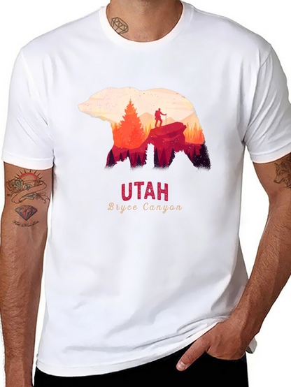 Utah Bryce Canyon Bear Silhouette T-Shirt