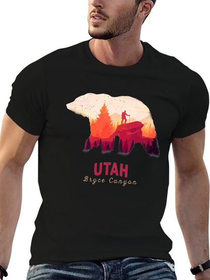 Utah Bryce Canyon Bear Silhouette T-Shirt