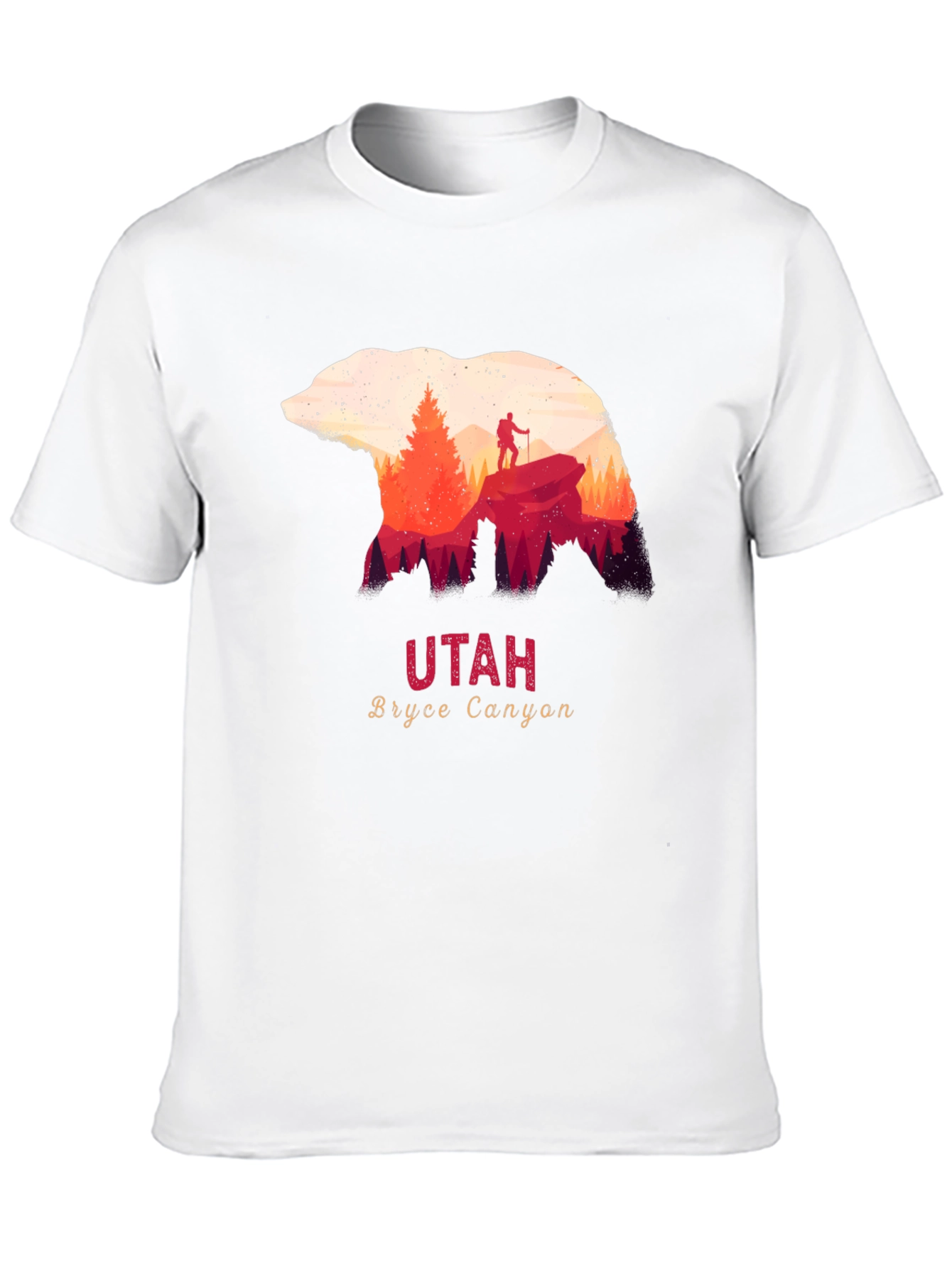 Utah Bryce Canyon Bear Silhouette T-Shirt