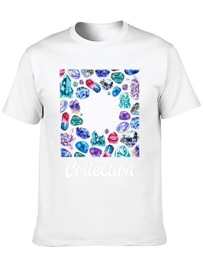 Crystal Collection Graphic Tee - Trendy Unisex T-Shirt