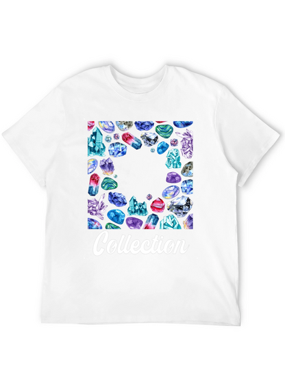 Crystal Collection Graphic Tee - Trendy Unisex T-Shirt