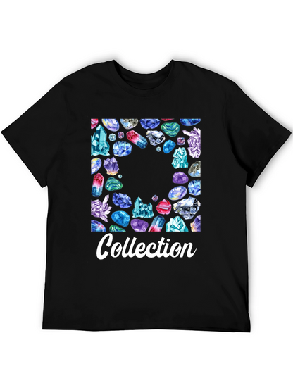 Crystal Collection Graphic Tee - Trendy Unisex T-Shirt