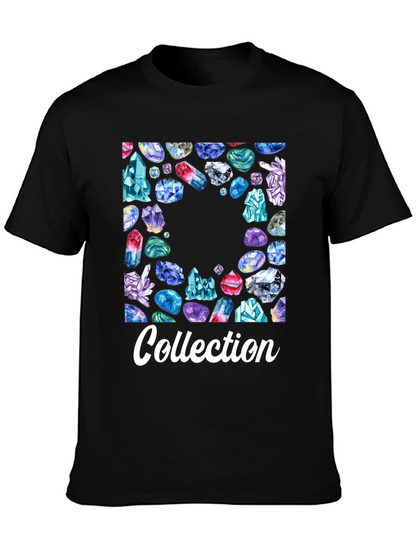 Crystal Collection Graphic Tee - Trendy Unisex T-Shirt
