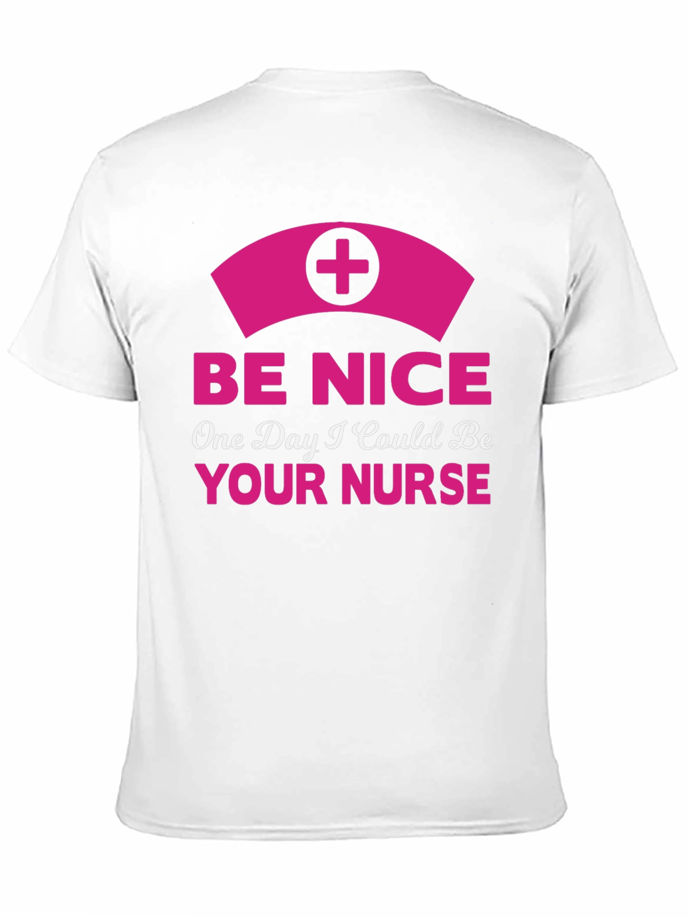 Be Nice Nurse Graphic T-Shirt - Novelty Apparel