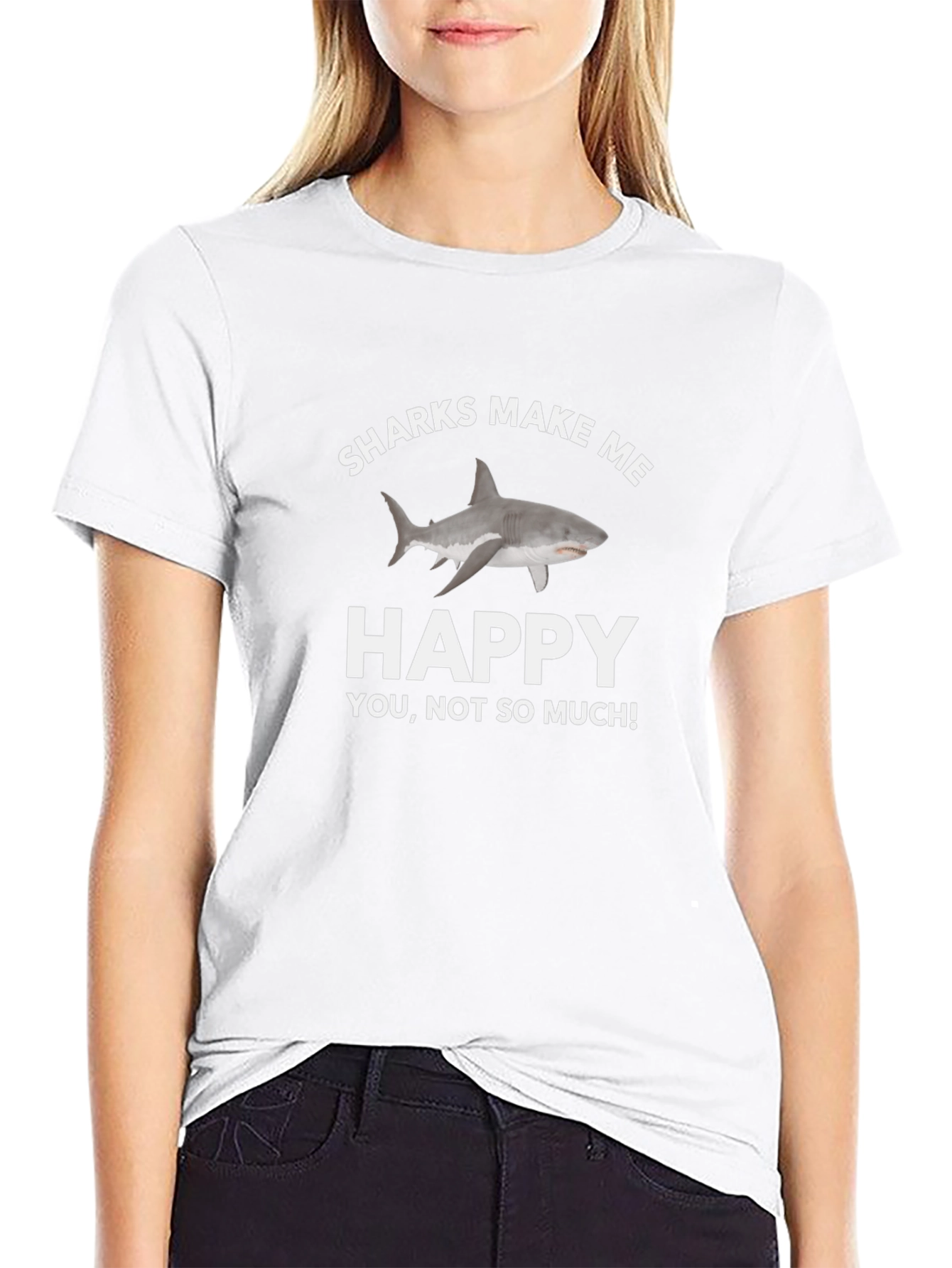 Sharks Make Me Happy T-Shirt