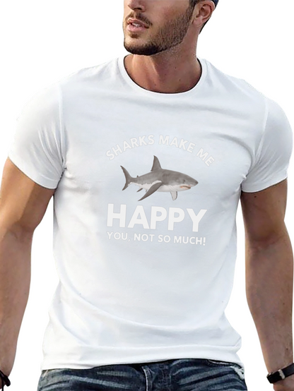 Sharks Make Me Happy T-Shirt
