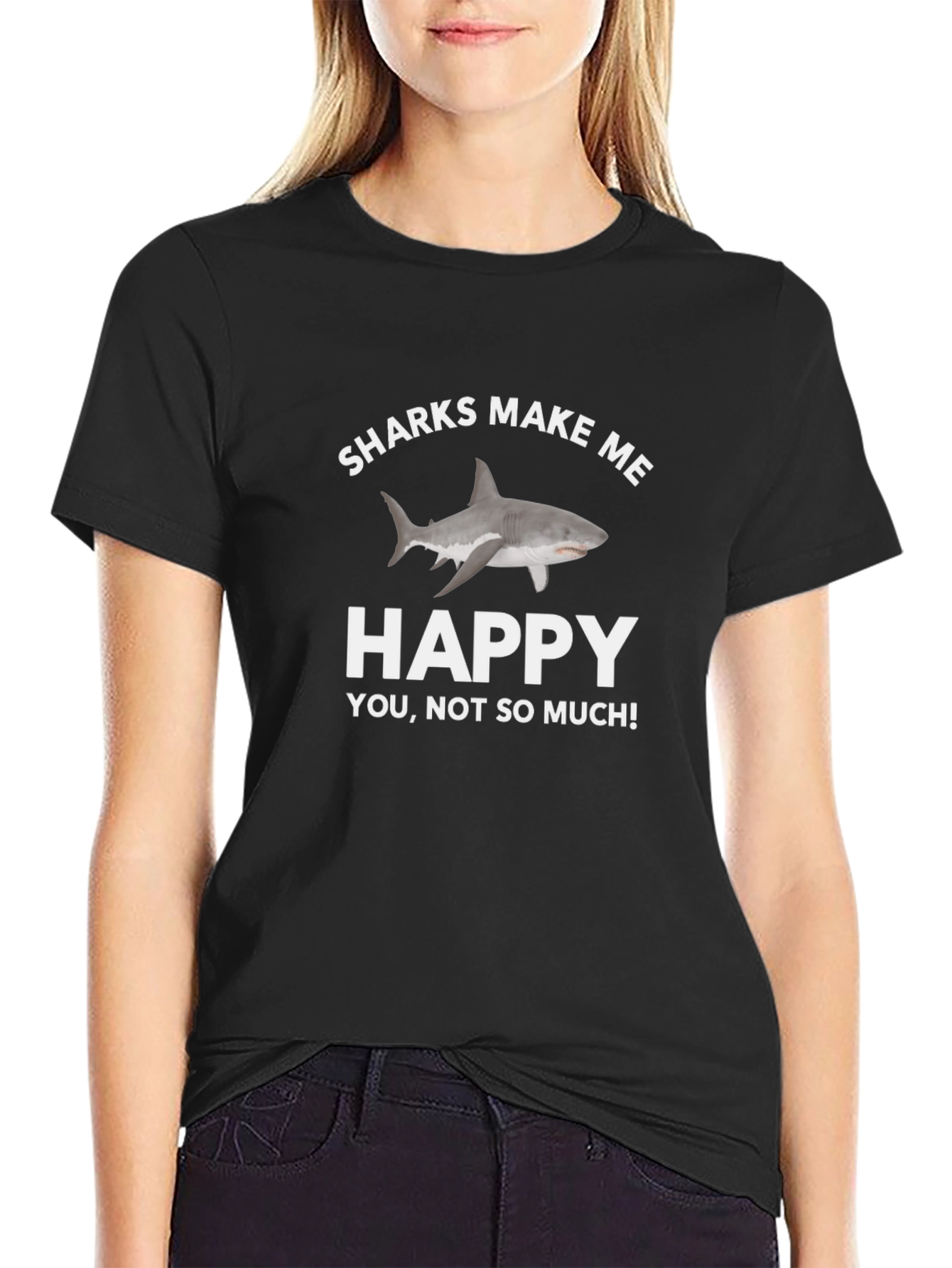 Sharks Make Me Happy T-Shirt