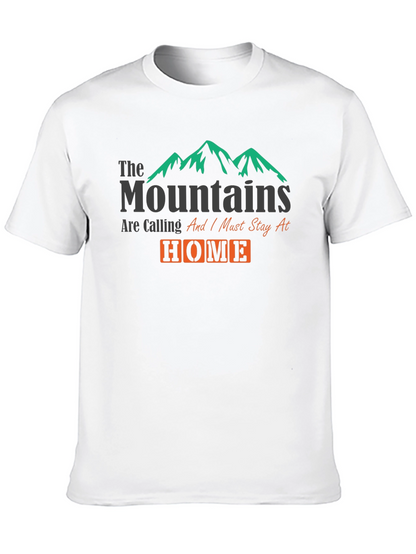 Mountains Are Calling Home Graphic T-Shirt