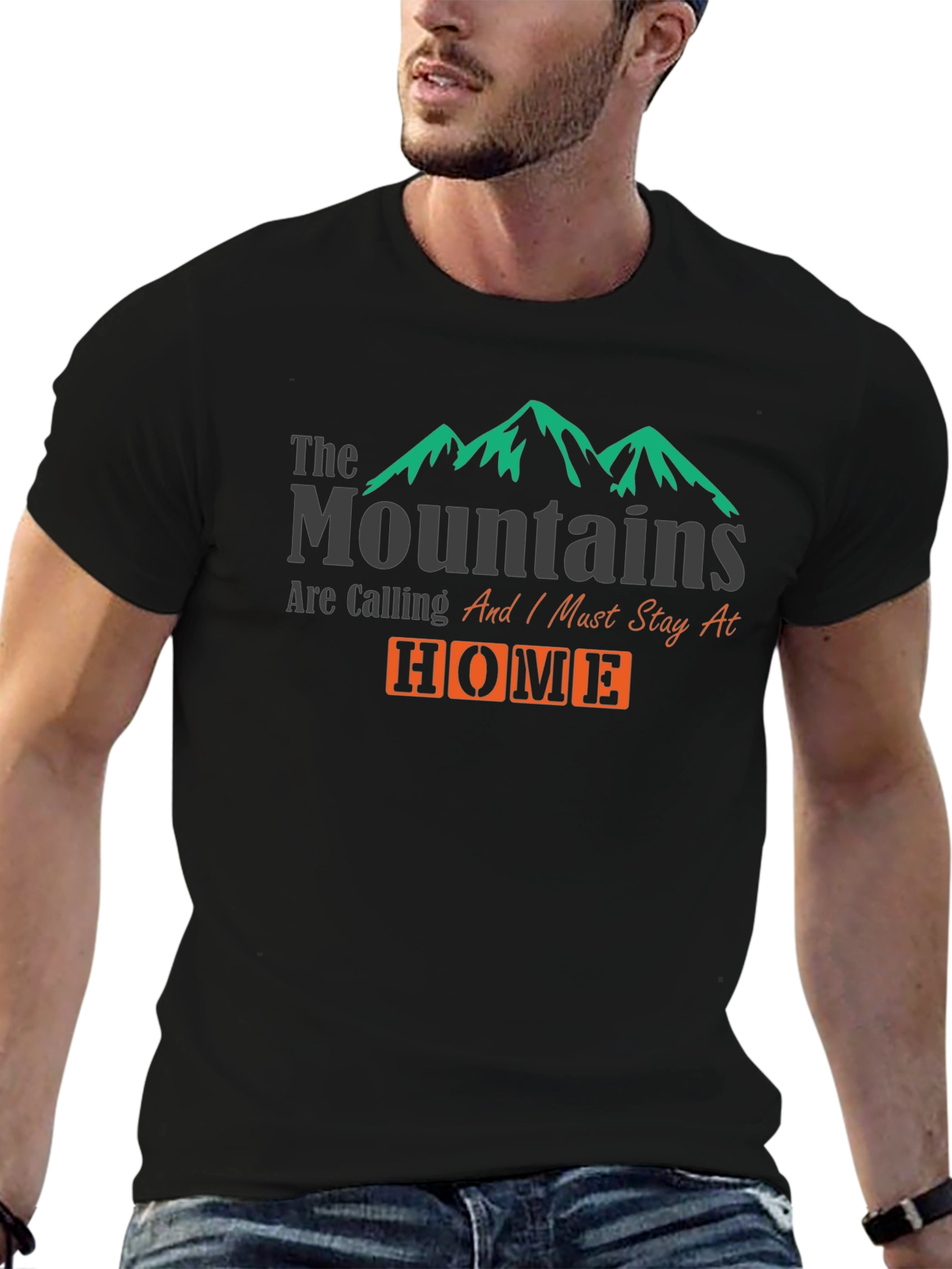 Mountains Are Calling Home Graphic T-Shirt