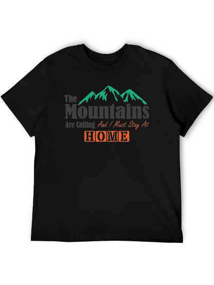 Mountains Are Calling Home Graphic T-Shirt