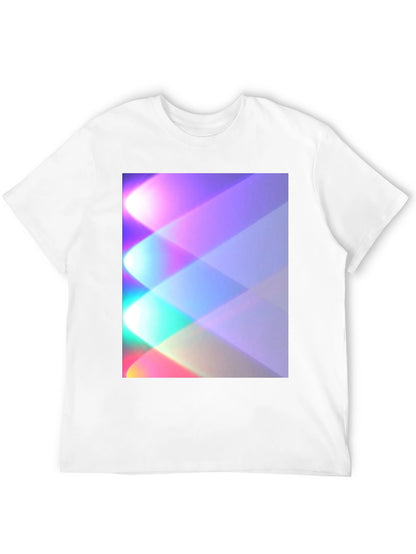 Abstract Prism Graphic Tee - Modern Style