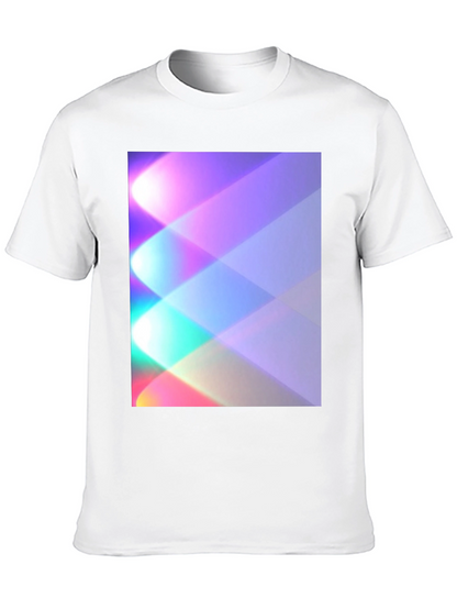 Abstract Prism Graphic Tee - Modern Style