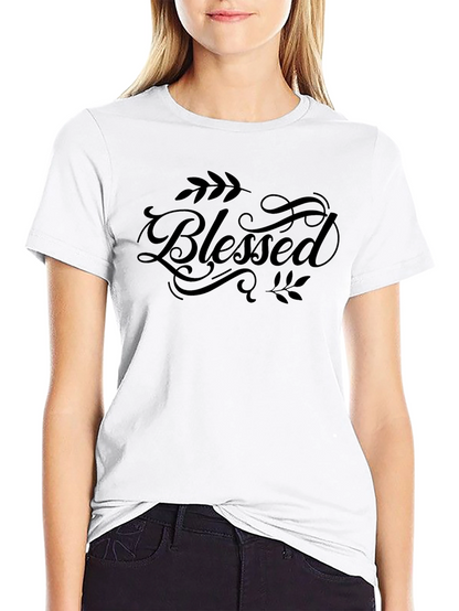 Blessed Graphic Print T-Shirt - Unisex