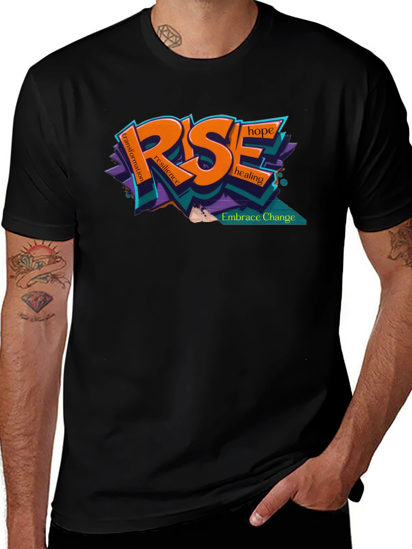 Rise Graphic Tee - Embrace Change