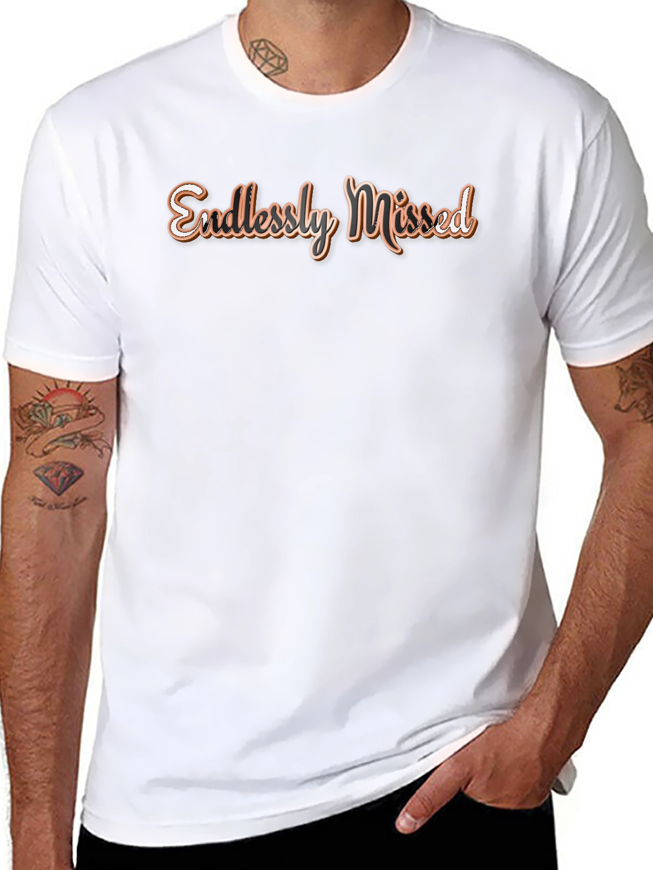 Endlessly Missed Graphic Tee - Stylish Comfort
