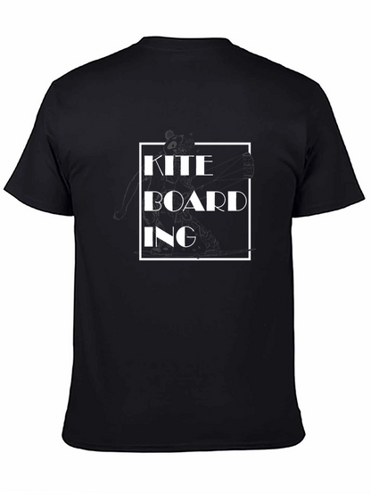 Kiteboarding Graphic T-Shirt - Black