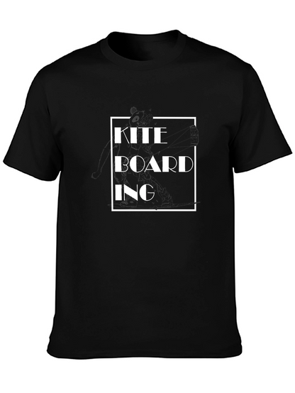 Kiteboarding Graphic T-Shirt - Black