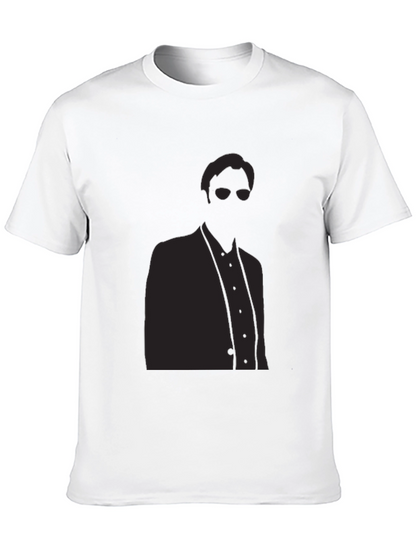 Sleek Silhouette Graphic T-Shirt - Modern Mystery