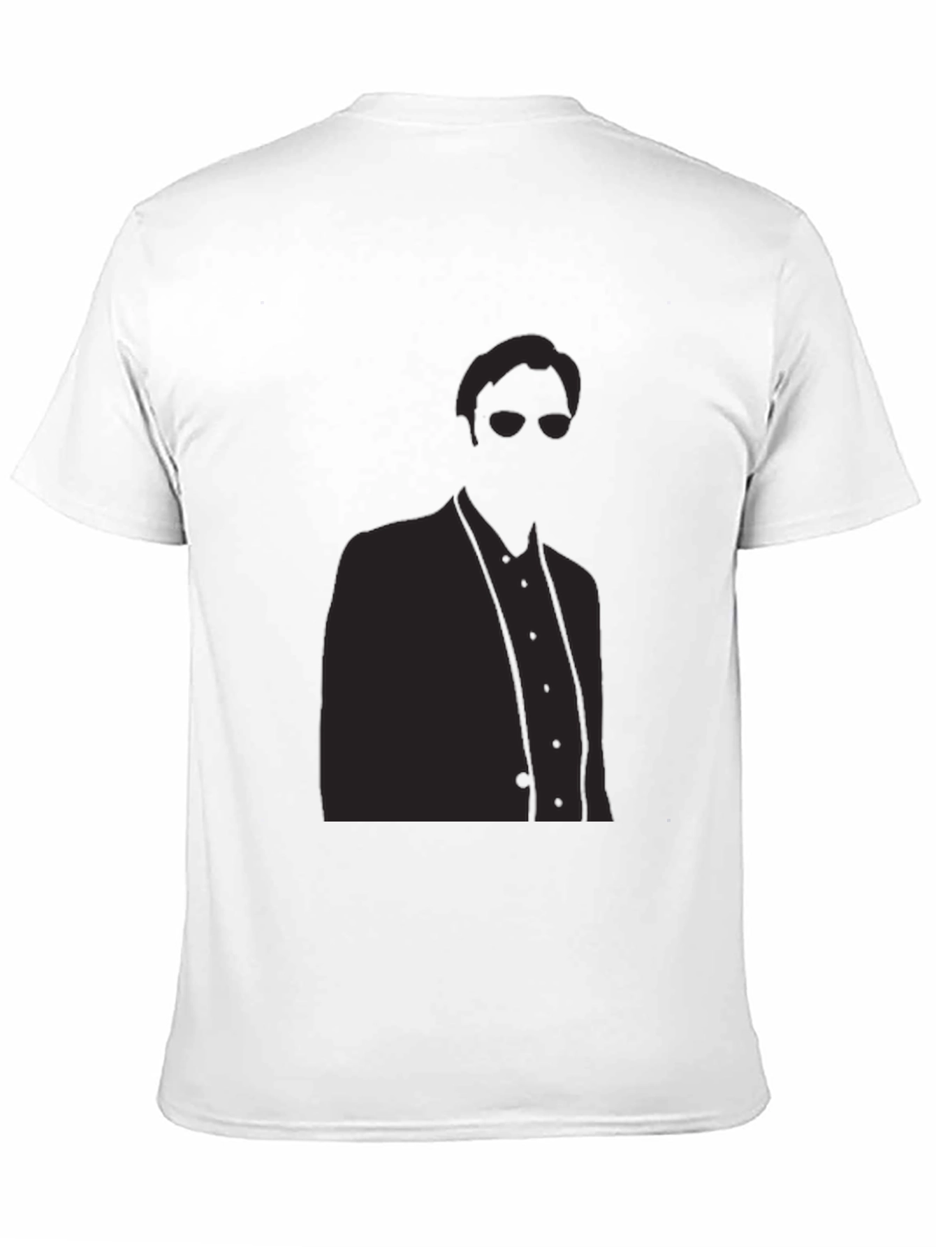 Sleek Silhouette Graphic T-Shirt - Modern Mystery