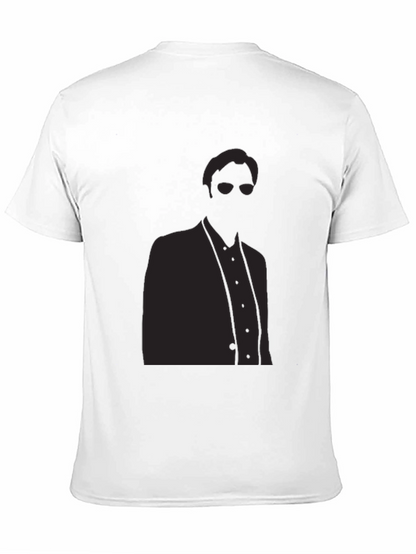 Sleek Silhouette Graphic T-Shirt - Modern Mystery