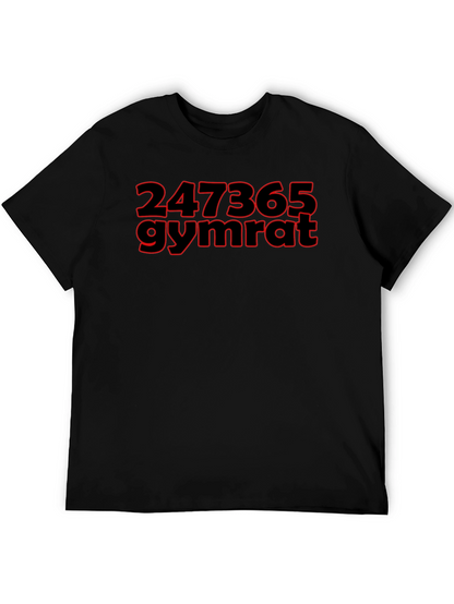 247365 Gymrat Black T-Shirt