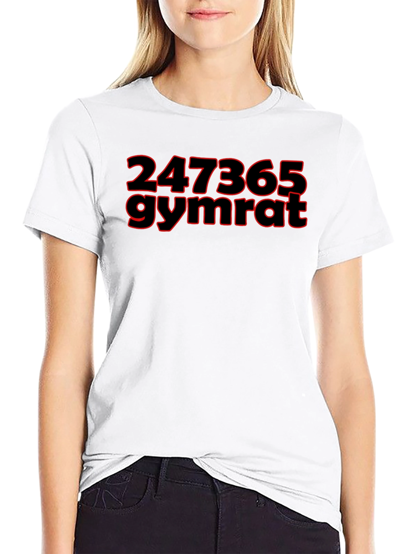 247365 Gymrat Black T-Shirt