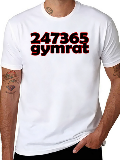 247365 Gymrat Black T-Shirt