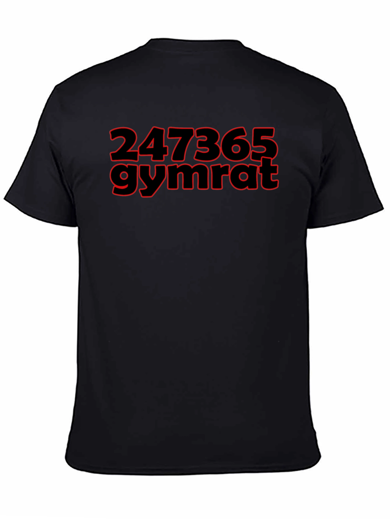 247365 Gymrat Black T-Shirt