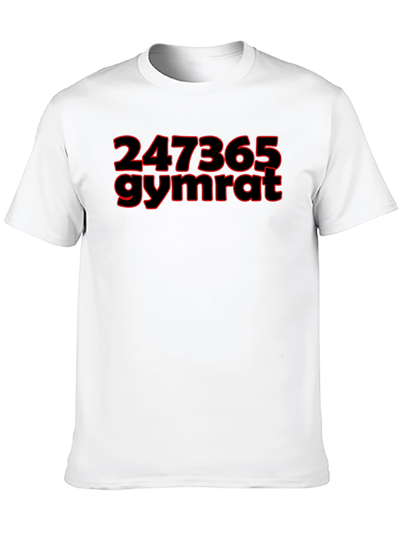 247365 Gymrat Black T-Shirt