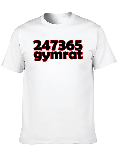 247365 Gymrat Black T-Shirt