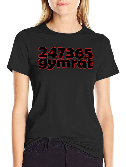 247365 Gymrat Black T-Shirt